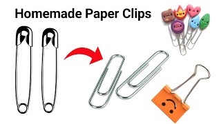 DIY Paper Clips  How to Make Paper Clips at Home  DIY Heart Paper Clips  Homemade Paperclips Idea [upl. by Akihsar]