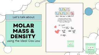 Determining the molar mass using the Ideal Gas Law made simple with chemwithcorinne118 [upl. by Evey]