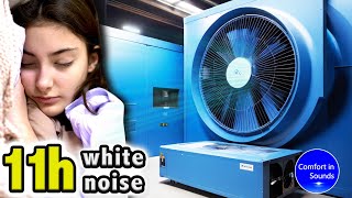 STRESS RELIEF  Smooth Air Conditioner Noise Wind Tunnel Fan Noise for sleeping  White Noise [upl. by Kutchins]