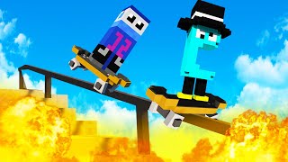 We Do Rad Skateboard Tricks Over Explosions in Teardown [upl. by Rebm5]