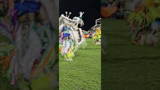 Mens Fancy dancer at the Shakopee Mdewakanton Wacipi 2024 [upl. by Karlin]