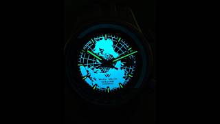 WM057 Worldtimer Automatic Watch 42mm  10Bar water resistant  Beautiful luminescence wmwatch [upl. by Iruy523]