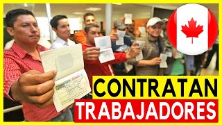 🟥 Descubre Qué Empresas Te llevan TRABAJAR Canadá 2023 Reclutadoras de Trabajadores Extranjeros [upl. by Billi27]