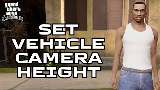 How to Set Vehicle Camera Height in GTA San Andreas in 2024 [upl. by Garretson]