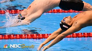 EPIC FINISH Ryan Murphy and world record holder separated by a touch in 100 back  NBC Sports [upl. by Obadiah]