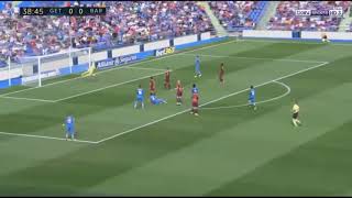 Gaku Shibasaki GOAL Getafe vs Barcelona [upl. by Georgy]