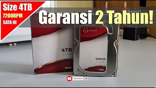 Hardisk 4TB Termurah di pasaran Baru bergaransi resmi Osmous Hardisk Review [upl. by Meares]