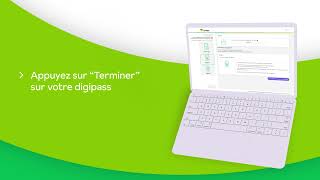 Enregistrer myCrelan homebanking avec le digipass [upl. by Nelon582]