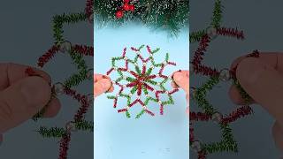 DIY Snowflake with pipe cleaners [upl. by Nawad]