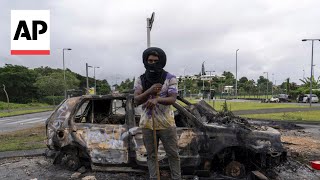 Violence rages in New Caledonia as France rushes emergency reinforcements to its Pacific territory [upl. by Acacia]