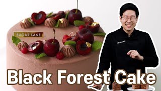 Black Forest Cake  Best combo of chocolate amp cherries [upl. by Enirual136]