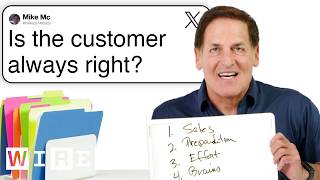 Mark Cuban Answers Business Questions From Twitter  Tech Support  WIRED [upl. by Anitan]