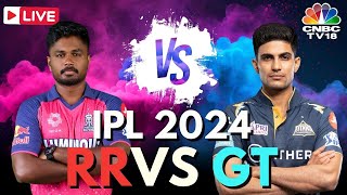 IPL 2024 LIVE RR vs GT LIVE Match  Rajasthan Royals vs Gujarat Titans LIVE Score  Cricket  N18L [upl. by Irrep]