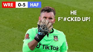 Ben Foster DISASTERCLASS on THIRD Wrexham Game [upl. by Nwahsiek]