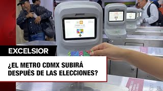 ¿Costo del Metro CDMX subirá después de las elecciones 2024 [upl. by Lekar]