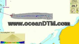 Midwater pipeline mapped in Olex oceandtmcom Demo [upl. by Nickey830]