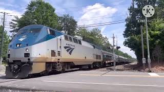 Railfanning Manassas but cutting it short due to storm and rare NS SD70M2 trailing on intermodal [upl. by Carmena]