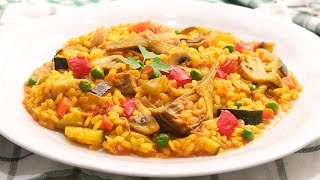 Arroz con Verduras  Una receta deliciosa Fácil y Rápida [upl. by Jamesy]