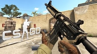 CSGO  M4A4  DesertStrike Gameplay [upl. by Noiz]