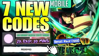 NEW CODES ALL NEW WORKING CODES IN GRAND PIECE ONLINE 2024 JULY ROBLOX GPO CODES [upl. by Elocel]