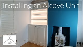 Installing A Beautiful Alcove Unit With LED lighting  Cutting Around Electrical Meters  EP37 [upl. by Larena780]