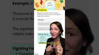 Part 4  Logical Fallacies Ad Populum Fallacy 🚨🧠 CriticalThinking LogicalFallacies [upl. by Kristel820]