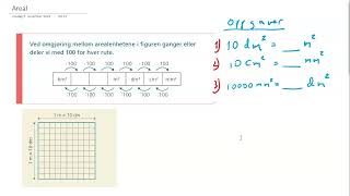 Omgjøring av måleenheter for areal 1P [upl. by Eimilb]