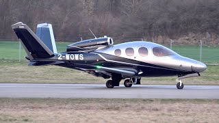 Cirrus SF50 Vision Jet TakeOff and Landing [upl. by Jourdain]