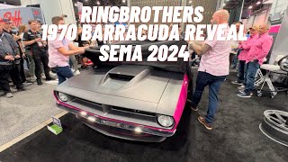 SEMA 2024 Reveal  Ringbrothers 1970 Barracuda [upl. by Anailuj]