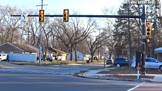 New Bike Traffic Lights Upgrade  9 Mile Rd amp Rosewood [upl. by Zerat]