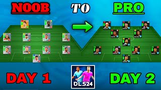 Dream League Soccer 2024  Make Noob to Pro Account  Official DLS 24 [upl. by Odrarej]