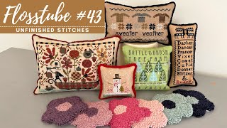 Flosstube 43 Fall stitching has begun [upl. by Reywas108]