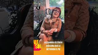 Alejandra Guzmán revela por qué se cayó en aeropuerto [upl. by Inneg]