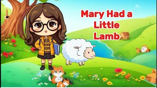 Mary had a liitle lamb poem  rhymes for babies  baby rhymes  baby poem  bacchon ki  kids songs [upl. by Asyla]