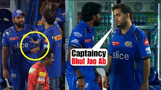 Akash Ambani angrily talk to Hardik Pandya and Rohit Sharma in MI dugout after loosing match vs SRH [upl. by Okimik]