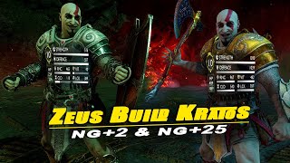 Zeus Build Kratos vs Gna  Ng2 amp Ng25  God of War Ragnarok [upl. by Yrakcaz]