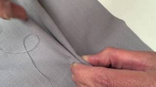 How to Make a Double Pleat Pinch Pleat [upl. by Naerda]