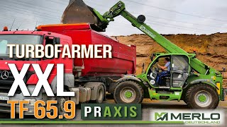 Teleskoplader als Radlader Alternative XXL Turbofarmer 659  Check Merlo Einsatz Walkaround [upl. by Nimajnab]