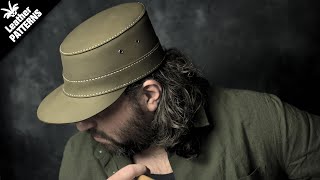 Making the leather Ridgeway cap [upl. by Avle]