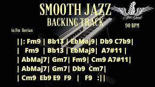 Backing Track Smooth Jazz in Fm Dorian [upl. by Estevan]