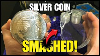 I JUST DROPPED MY 1 KILO SILVER COIN [upl. by Lowenstein]