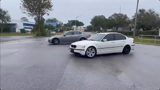 E46 and G35 Rain Drifting [upl. by Efeek]