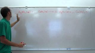 Net Ionic Reaction Equations  Precipitation of AgBr [upl. by Acie316]