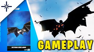 BATMAN ZERO WING  Glider Gameplay in Fortnite [upl. by Gerdy788]