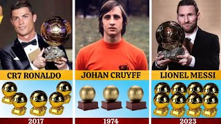 THE BALLON DOR IS WINNER 😱Cr7RonaldoJohan Cruyff Lionel Messi [upl. by Assert692]