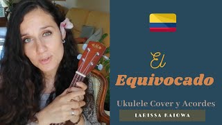 El Equivocado Ukulele Cover y Tutorial Play Along Andrés Cepeda [upl. by Ayerf]