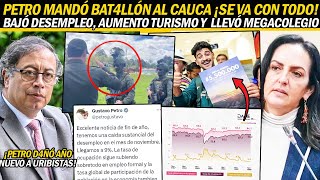 ¡PETRO D4ÑÓ AÑO NUEVO A URIBISTAS LLEVÓ B4TALLÓN AL CAUCA B4JÓ DESEMPLE0 AUMENTÓ TURISMO Y MÁS [upl. by Neraa]