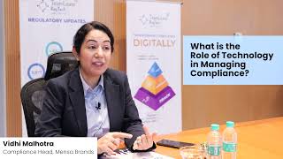 Vidhi Malhotra on Managing Compliance and Risk  Delhi NCAER Roundtable TeamLease RegTech [upl. by Narual]