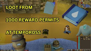 Loot from 1000 Tempoross Reward Permits [upl. by Autrey]