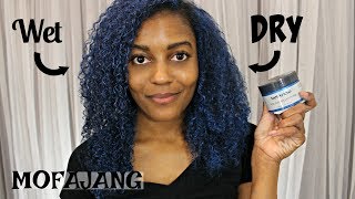 MOFAJANG ON FINE NATURAL HAIR  Wet vs Dry [upl. by Essirahc]